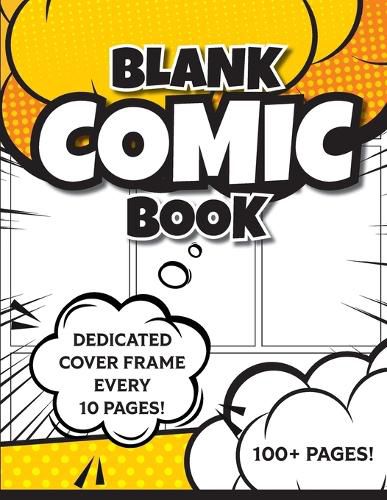 Cover image for Blank Comic Book (Yellow)