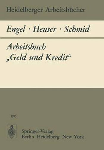 Cover image for Arbeitsbuch  Geld und Kredit