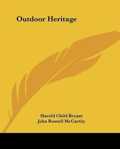 Cover image for Outdoor Heritage