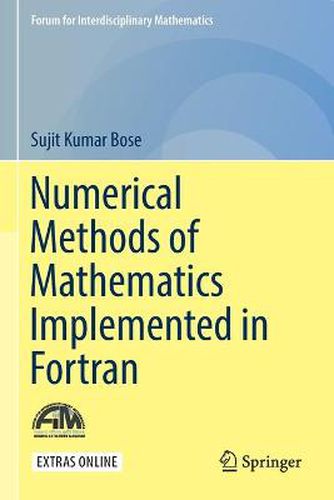 Cover image for Numerical Methods of Mathematics Implemented in Fortran