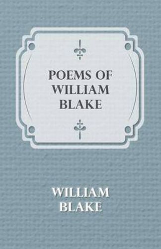 Cover image for Poems of William Blake