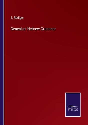 Cover image for Genesius' Hebrew Grammar