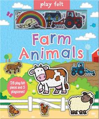 Cover image for Play Felt Farm Animals - Activity Book