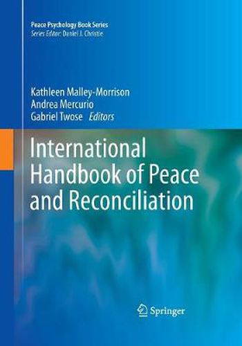 Cover image for International Handbook of Peace and Reconciliation