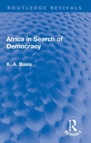 Cover image for Africa in Search of Democracy