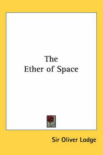 The Ether of Space