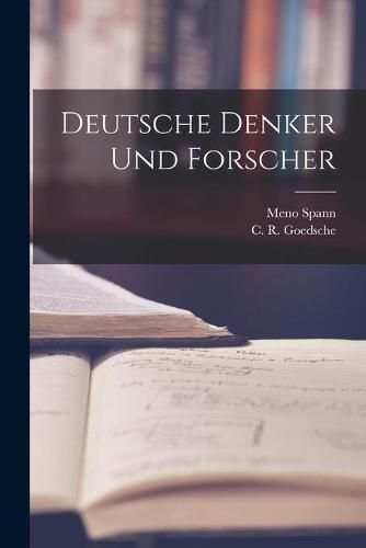 Cover image for Deutsche Denker Und Forscher