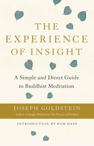 Cover image for The Experience of Insight: A Simple and Direct Guide to Buddhist Meditation