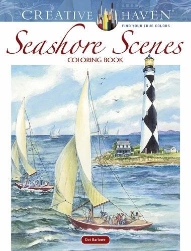 Cover image for Creative Haven Seashore Scenes Coloring Book