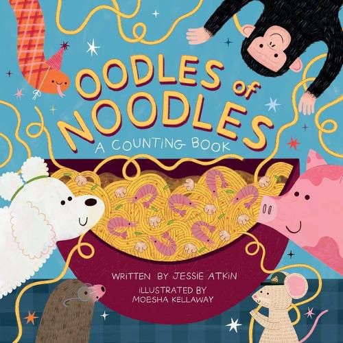Cover image for Oodles of Noodles (a Counting Word Play Board Book for Toddlers)