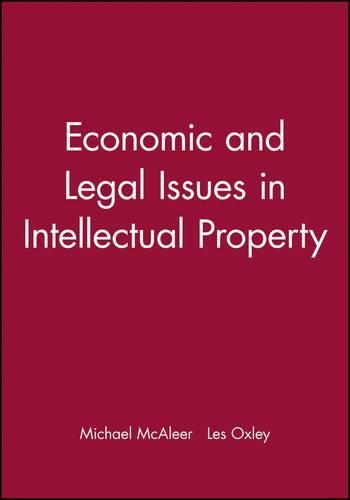 Cover image for Economic and Legal Issues in Intellectual Property