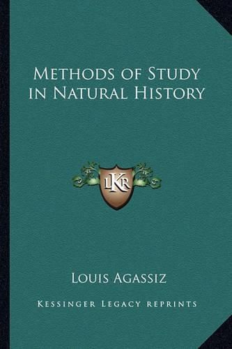 Cover image for Methods of Study in Natural History