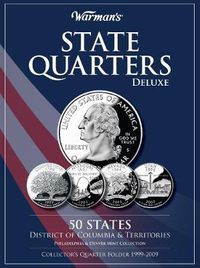 Cover image for State Quarters 1999-2009 Deluxe Collector's Folder: District of Columbia and Territories, Philadelphia and Denver Mints