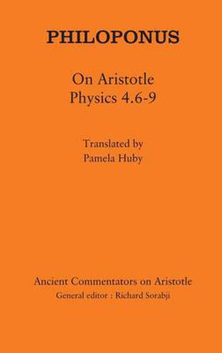 Cover image for Philoponus: On Aristotle Physics 4.6-9