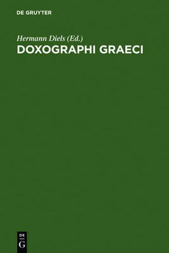 Doxographi Graeci