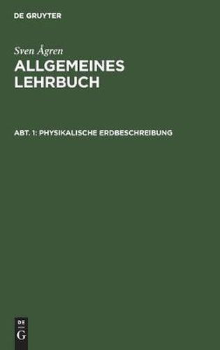 Cover image for Physikalische Erdbeschreibung