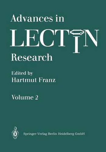 Cover image for Advances in Lectin Research