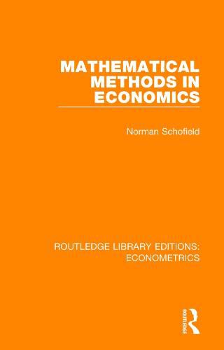 Mathematical Methods in Economics