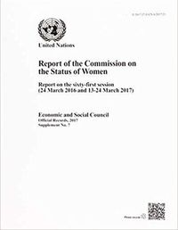 Cover image for Commission on the Status of Women: report on the sixty-first session (24 March 2016 and 13-24 March 2017)