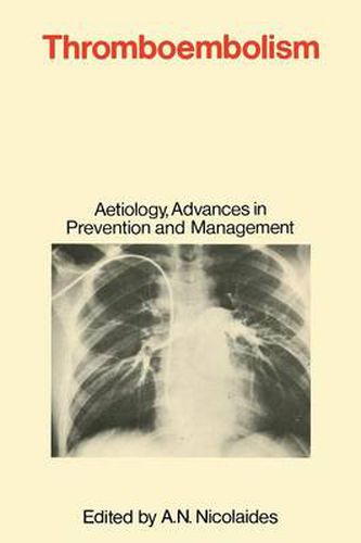 Cover image for Thromboembolism: Aetiology, Advances in Prevention and Management