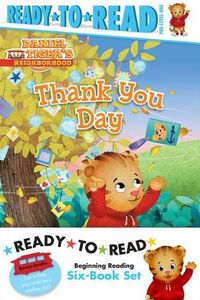 Cover image for Daniel Tiger Ready-To-Read Value Pack: Thank You Day; Friends Help Each Other; Daniel Plays Ball; Daniel Goes Out for Dinner; Daniel Feels Left Out; Daniel Visits the Library