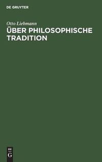 Cover image for UEber philosophische Tradition