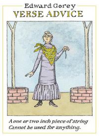 Cover image for Edward Gorey: Verse Advice Boxed Notecards