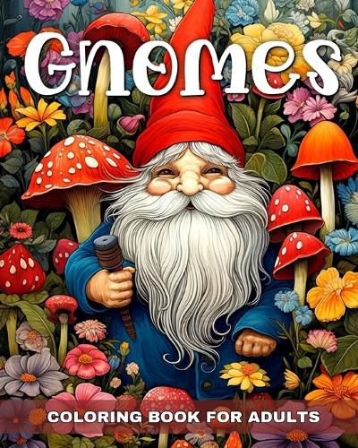 Cover image for Gnomes Coloring Book for Adults
