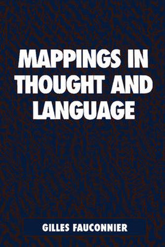 Cover image for Mappings in Thought and Language