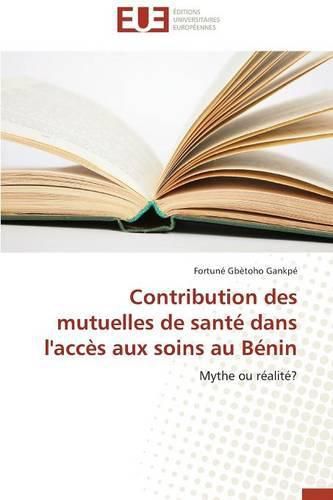 Contribution Des Mutuelles de Sant  Dans l'Acc s Aux Soins Au B nin