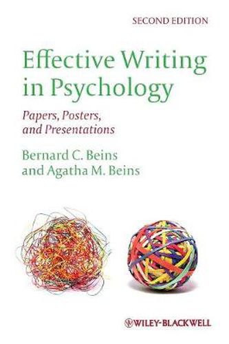 Cover image for Effective Writing in Psychology: Papers, Posters,and Presentations