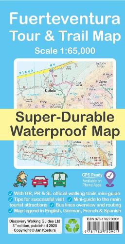 Cover image for Fuerteventura Tour & Trail Map (3rd edition)