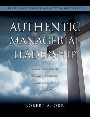 Cover image for Authentic Managerial Leadership
