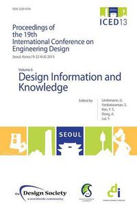 Cover image for Proceedings of ICED13 Volume 6: Design Information and Knowledge