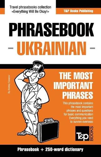 Cover image for English-Ukrainian phrasebook and 250-word mini dictionary