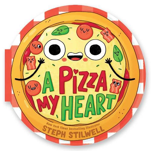 Cover image for A Pizza My Heart (A Shaped Novelty Board Book for Toddlers)