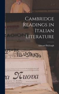 Cover image for Cambridge Readings in Italian Literature