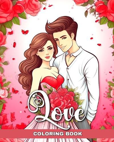 Cover image for Love Coloring Book