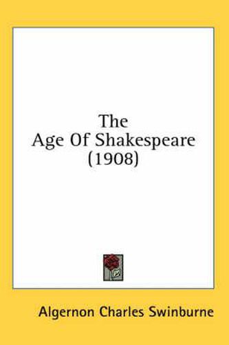 Cover image for The Age of Shakespeare (1908)