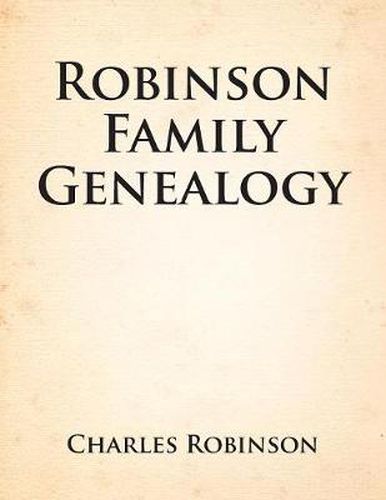 Robinson Family Genealogy