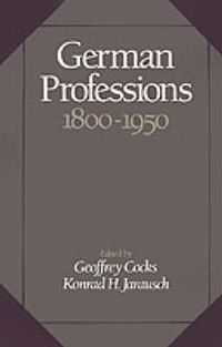 Cover image for German Professions, 1800-1950