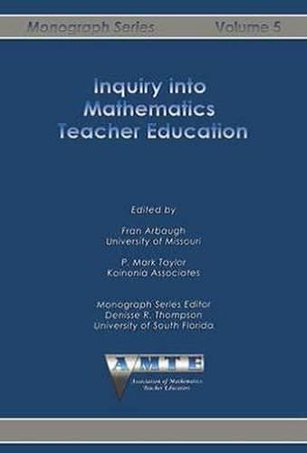 Cover image for Inquiry into Mathematics Teacher Education