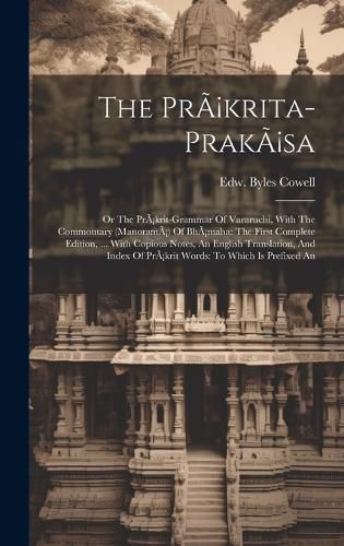 Cover image for The Prakrita-prakasa