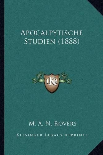 Cover image for Apocalpytische Studien (1888)