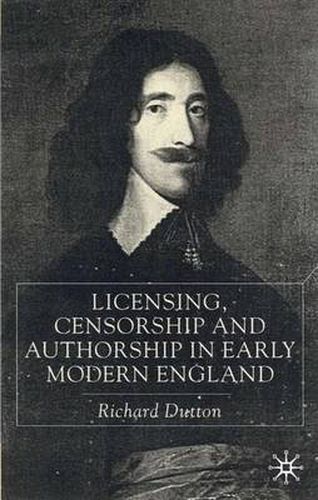 Cover image for Licensing, Censorship and Authorship in Early Modern England: Buggeswords