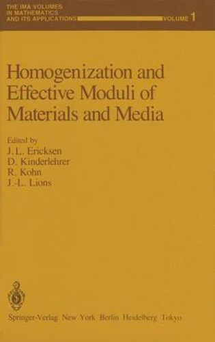 Homogenization and Effective Moduli of Materials and Media