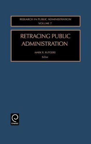 Cover image for Retracing Public Administration