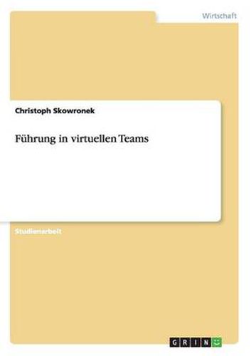 Cover image for Fuhrung in virtuellen Teams