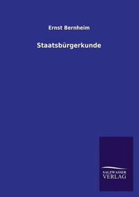 Cover image for Staatsburgerkunde