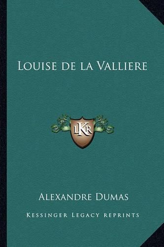 Cover image for Louise de La Valliere